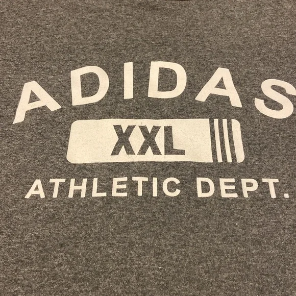 ADIDAS Men’s Heather Gray T-Shirt Size Medium - Picture 2 of 6